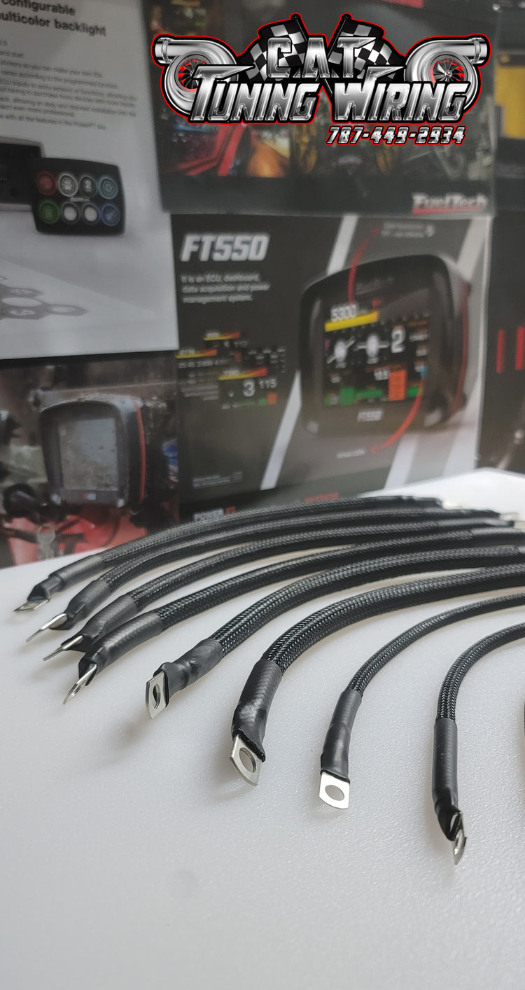 Kit de cableado de puesta a tierra universal: 3 cables
